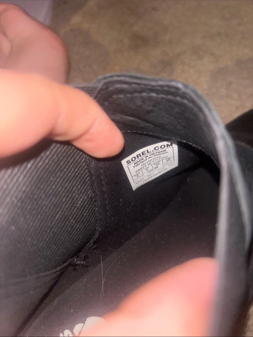 Sorel Cate Chelsea Black Ankle